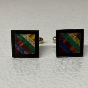 Men’s Cufflinks Inlay Design